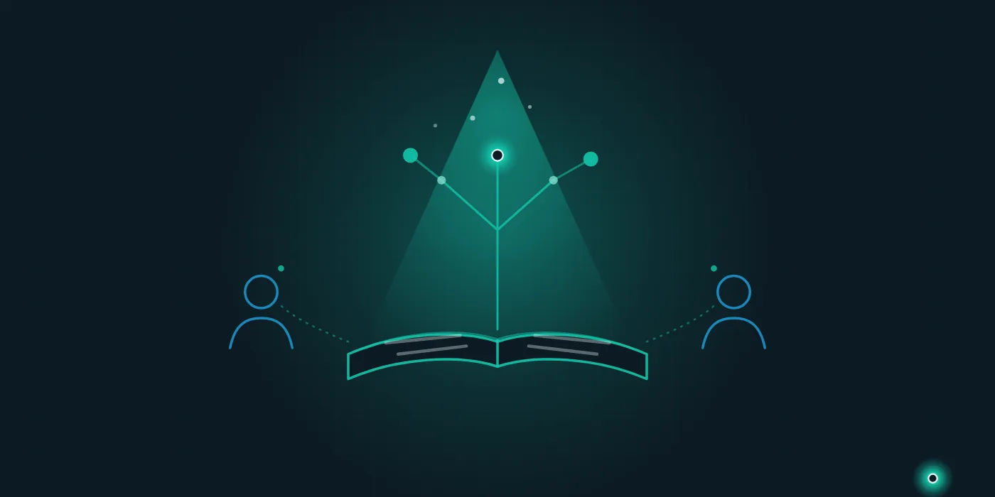 Illustration of a small business team learning to use AI tools safely